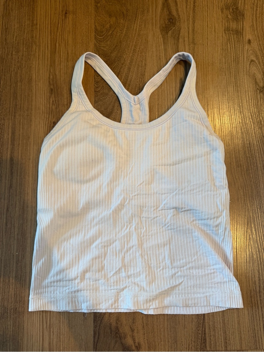 lululemon athletica Lavender Ribbed Racerback Ebb to Street Tank
